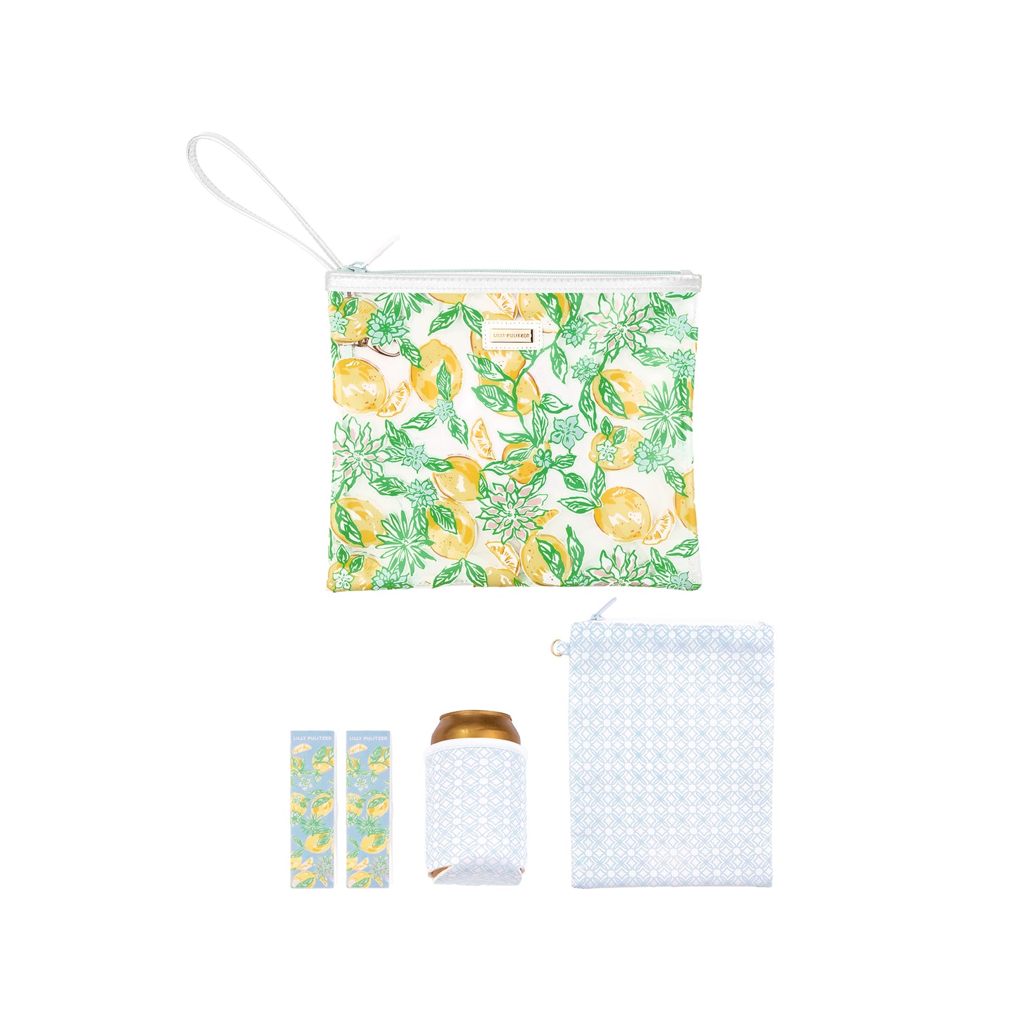 Lilly Beach Day Pouch Green