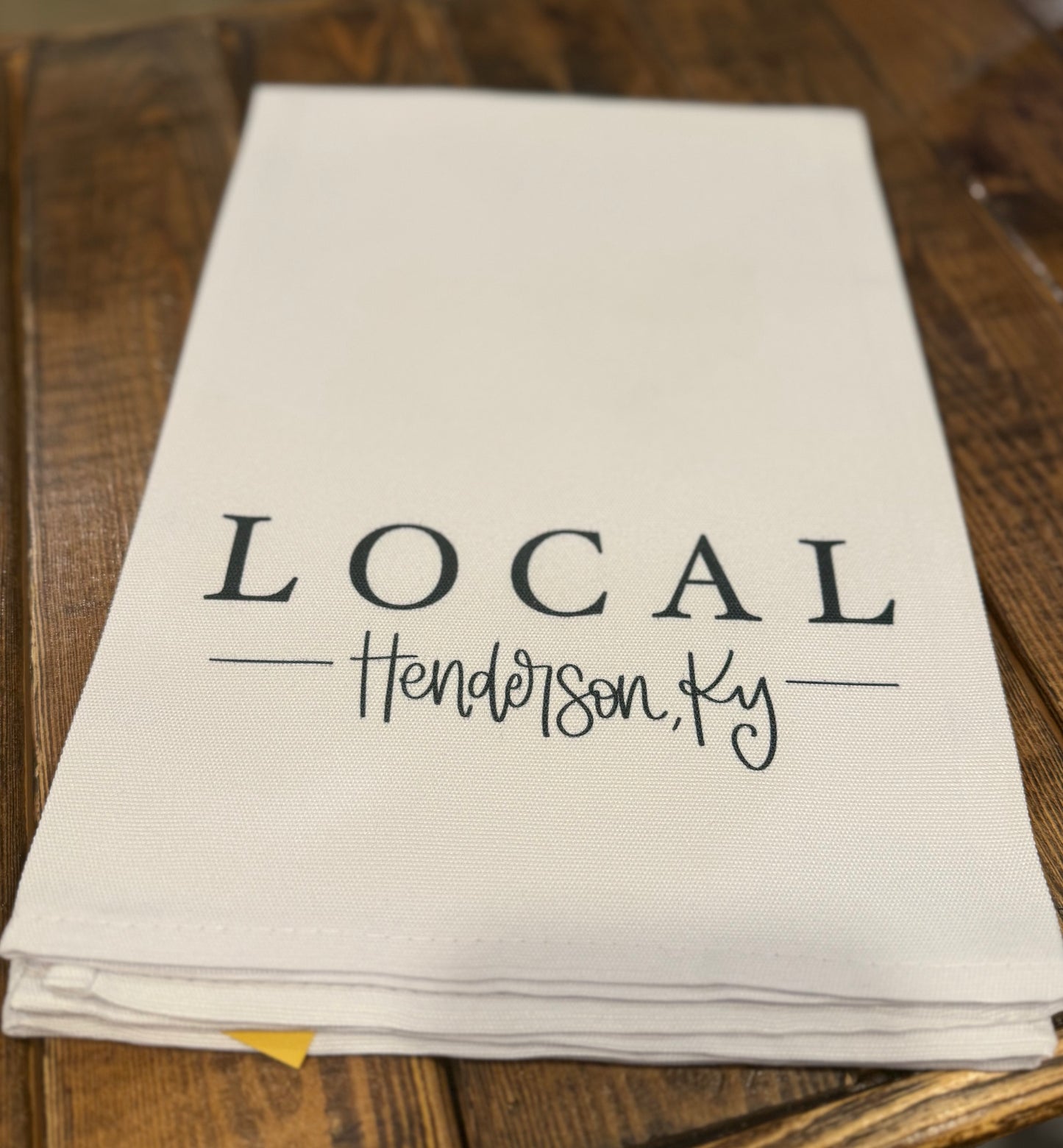 Local Henderson KY Tea Towel