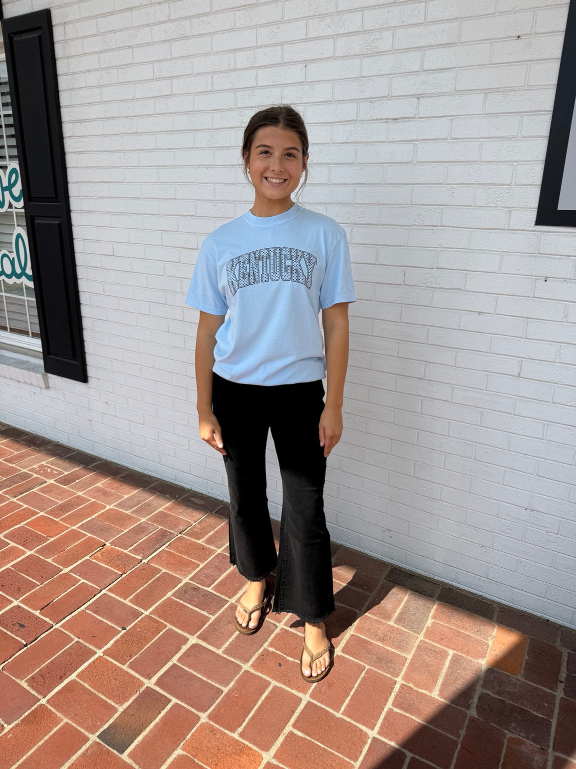 Kentucky Polka Dot Varsity Tee