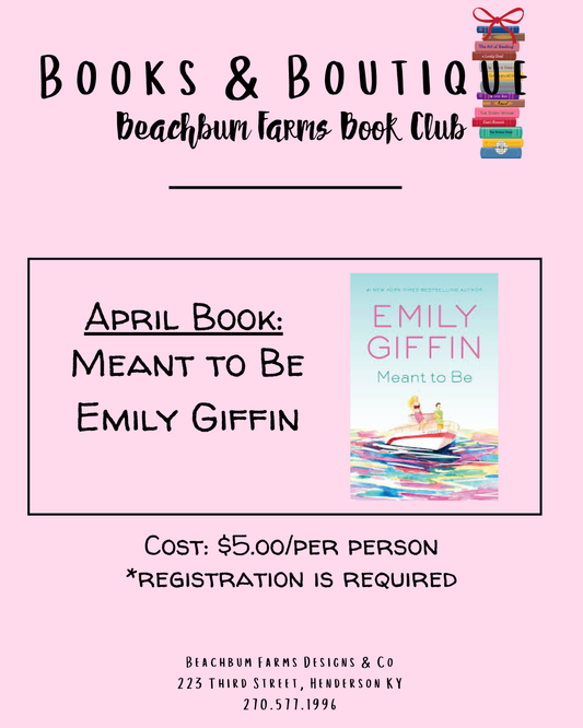 Books & Boutique Book Club