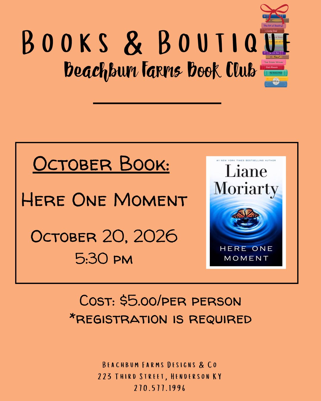 Books & Boutique Book Club