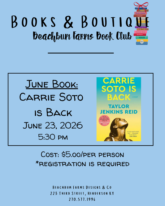 Books & Boutique Book Club