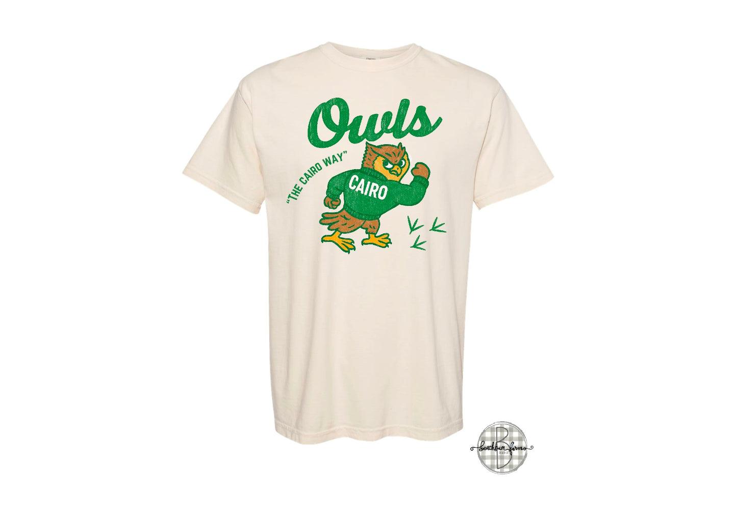Vintage Mascot School Tee Adult