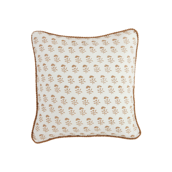 Block Print Square Pillow