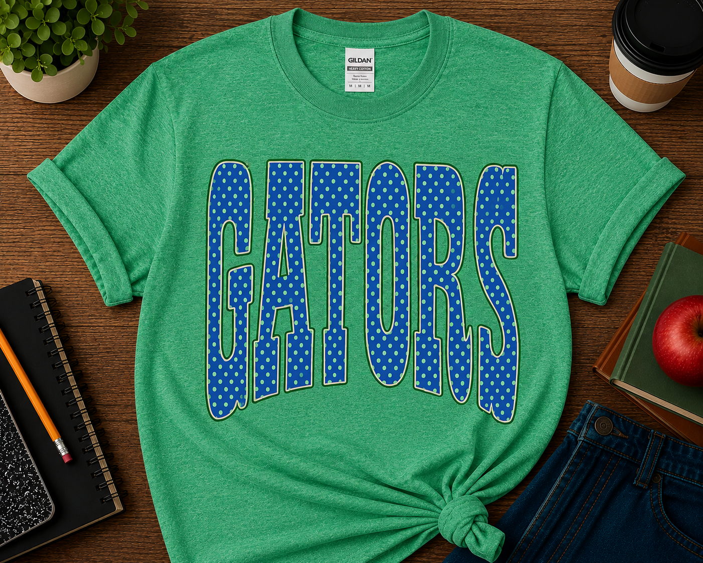 Gators Polka Dot Spirit Tee