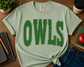Classic Green Owls Spirit Tee