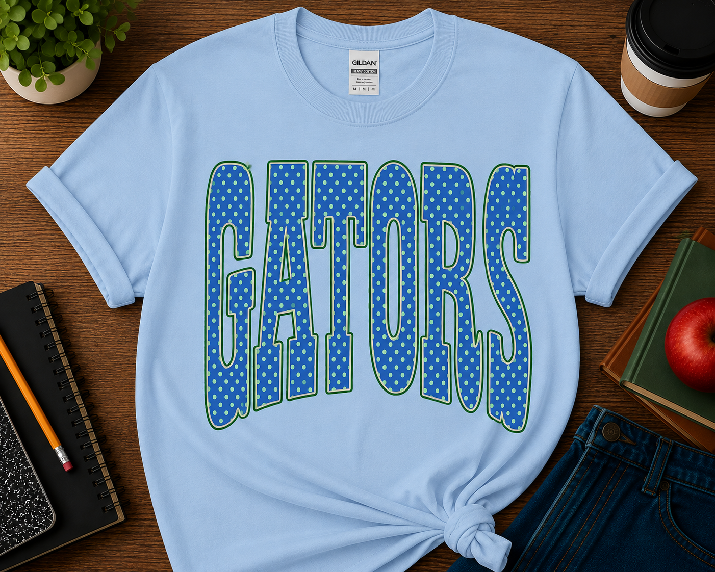 Gators Polka Dot Spirit Tee