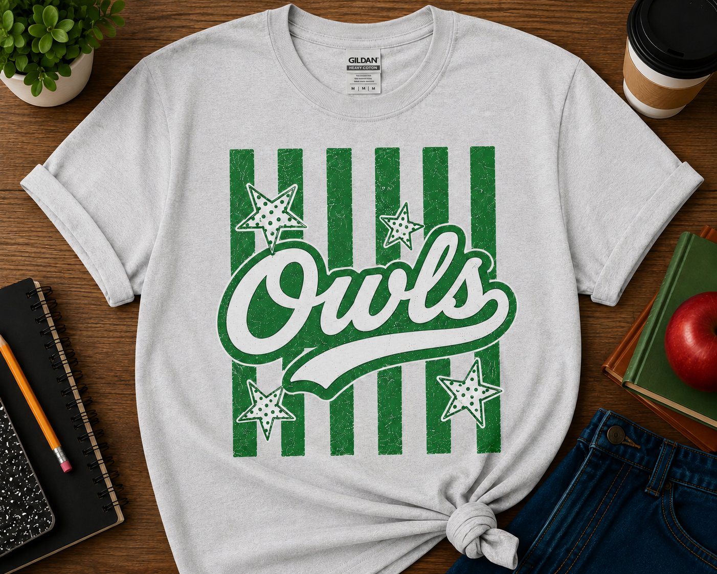 Americana Stars & Stripes School Spirit Tee