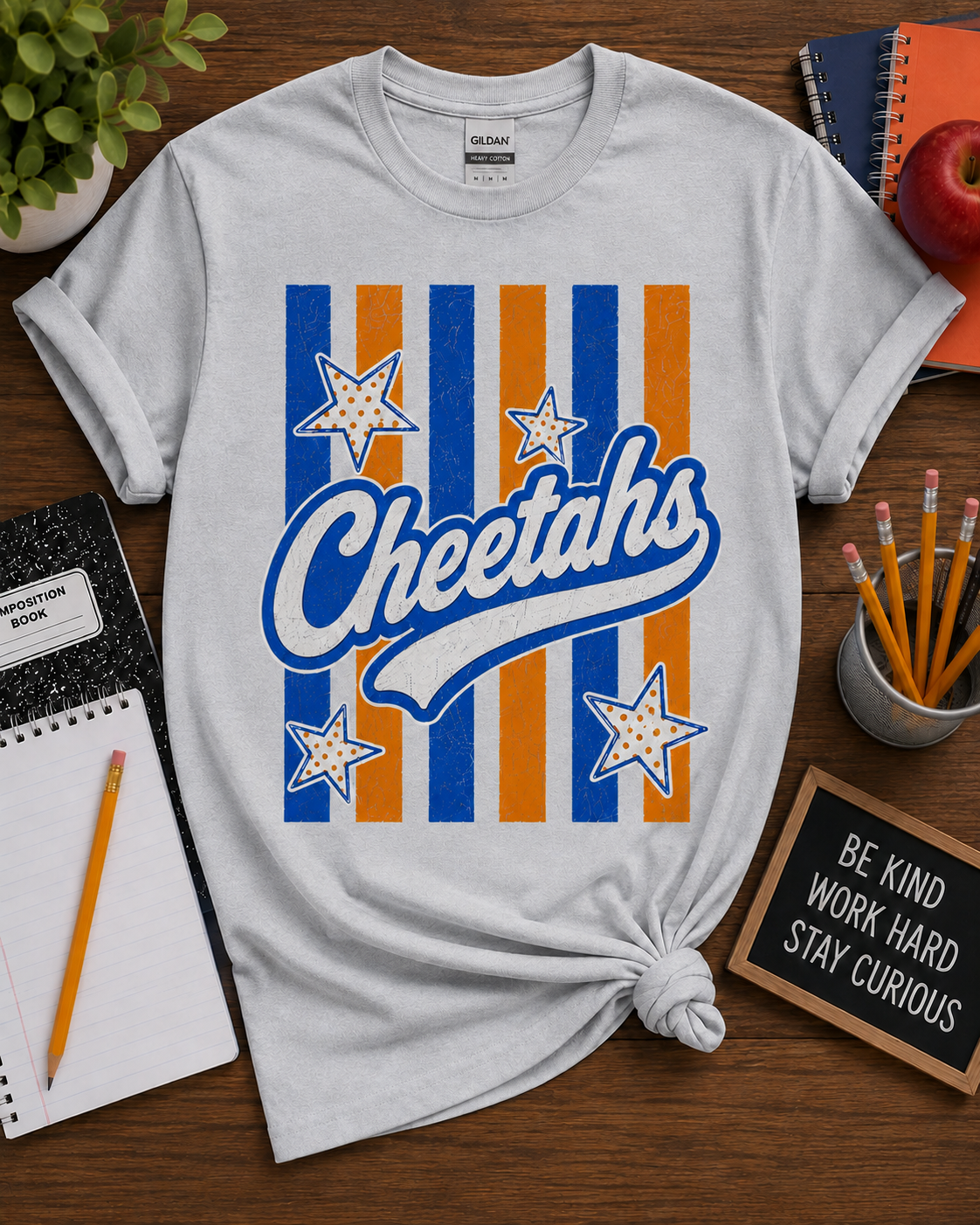 Americana Stars & Stripes School Spirit Tee