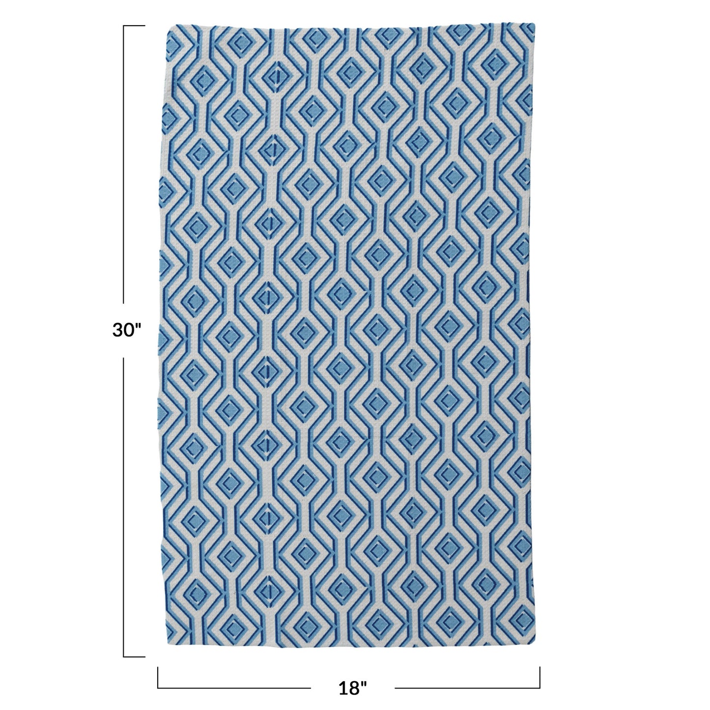 Microfiber Geometric Tea Towel
