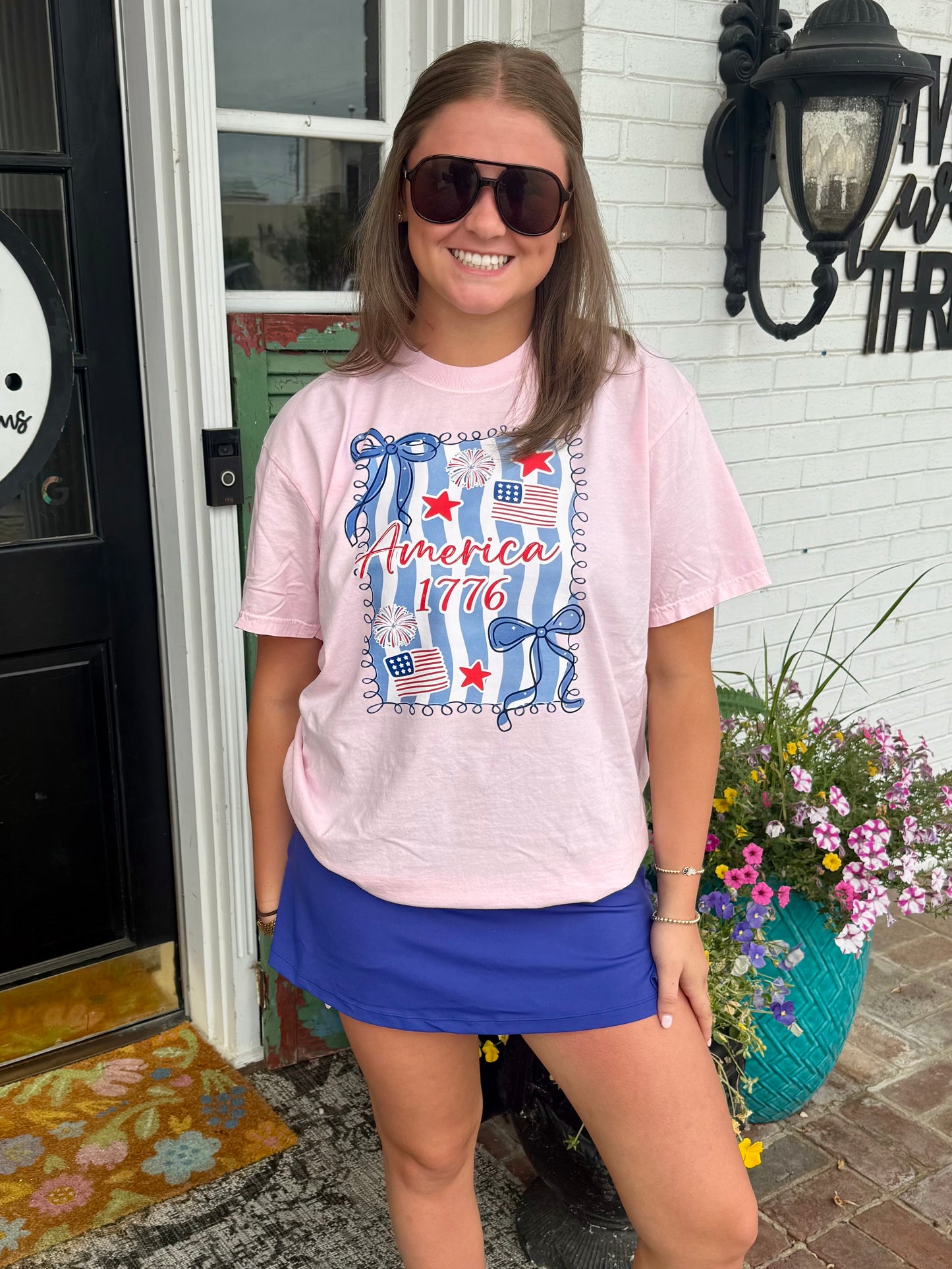 America 1776 Bow Graphic Tee