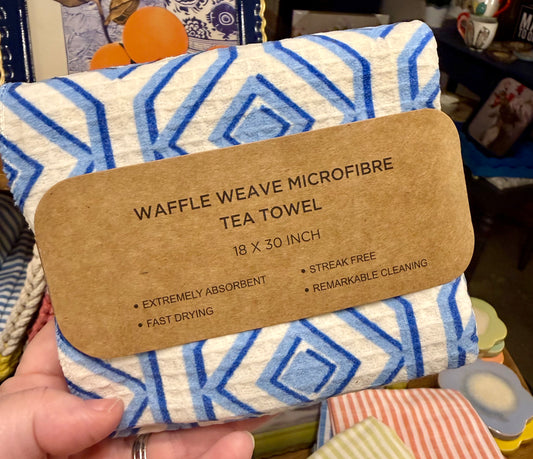 Microfiber Geometric Tea Towel