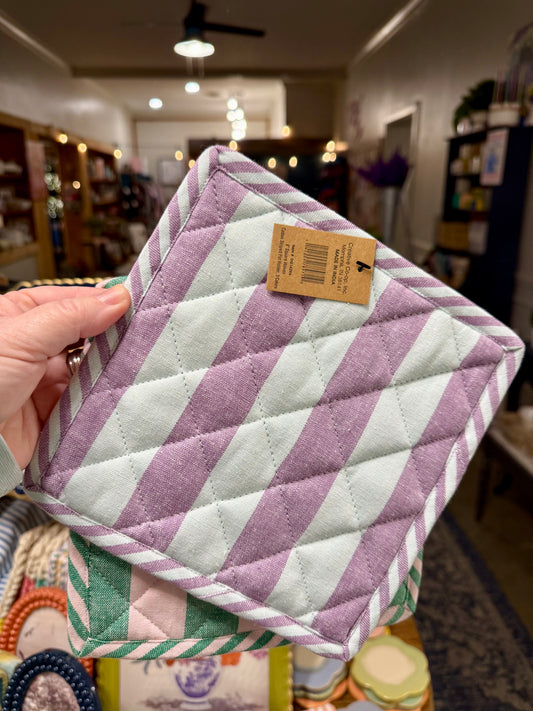 Striped Pot Holder