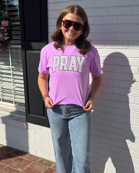 Pray Polka Dot Tee