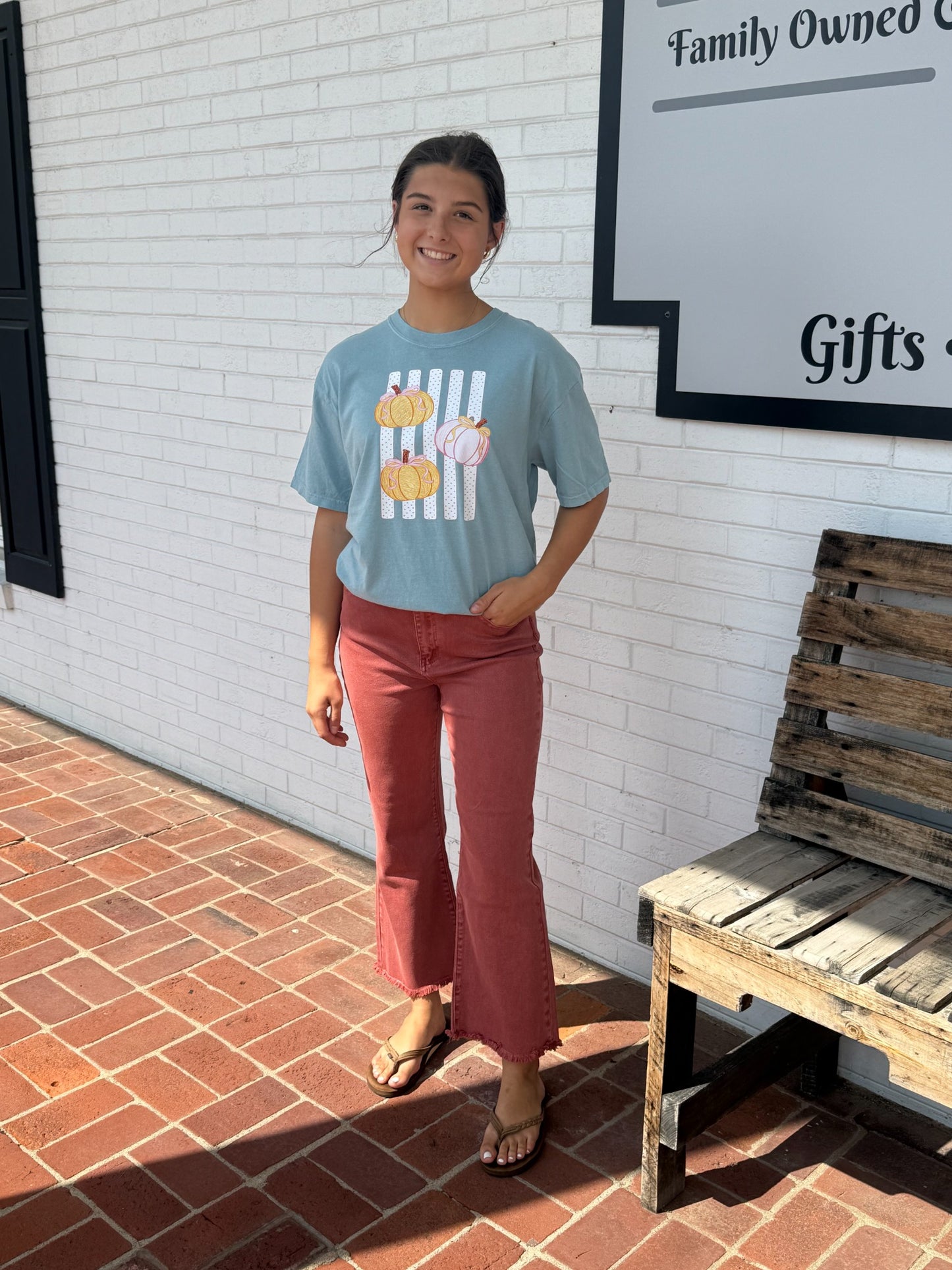 Pretty Pumpkins & Polka Dots Tee