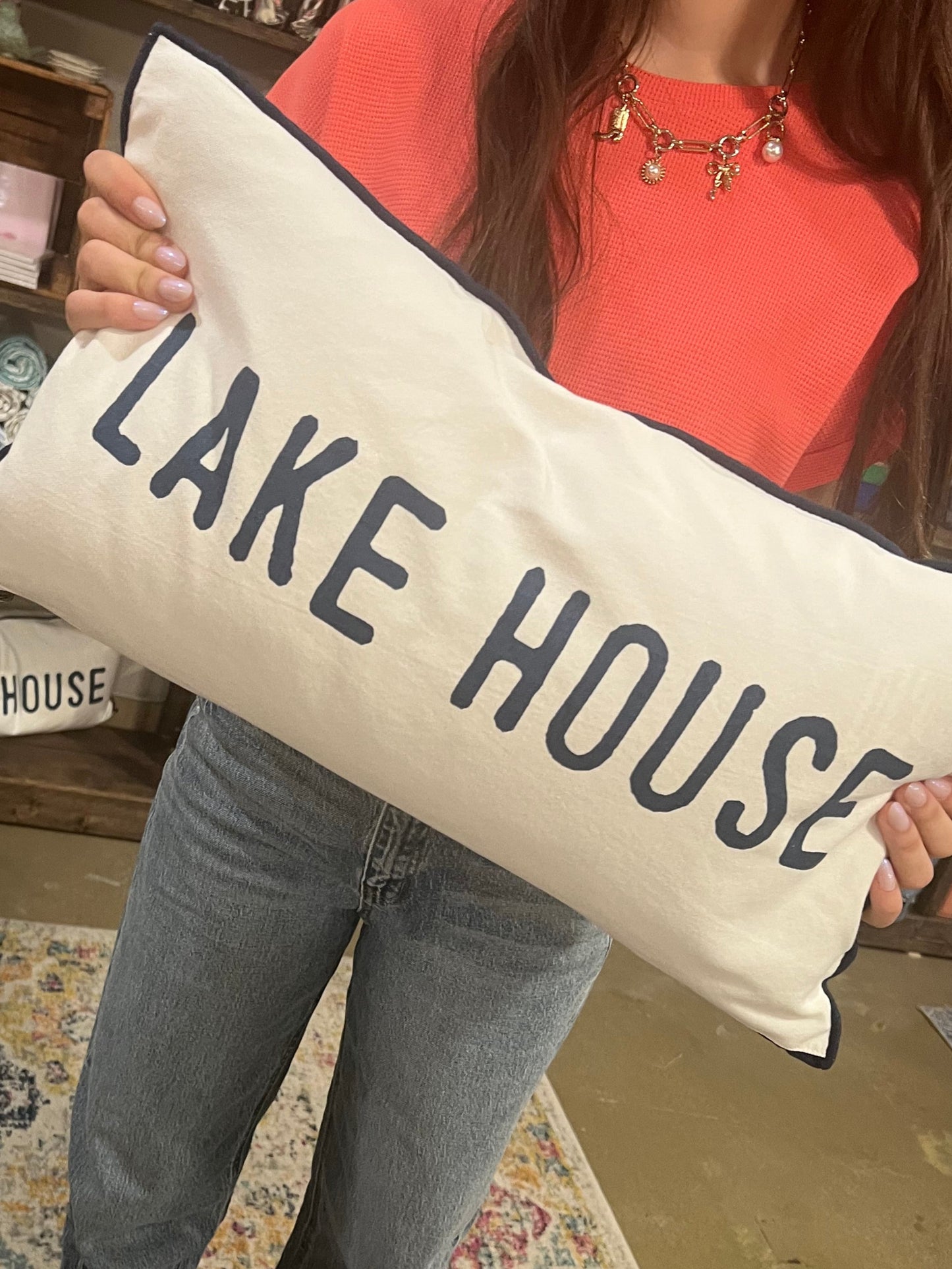 Lake House Lumbar Pillow