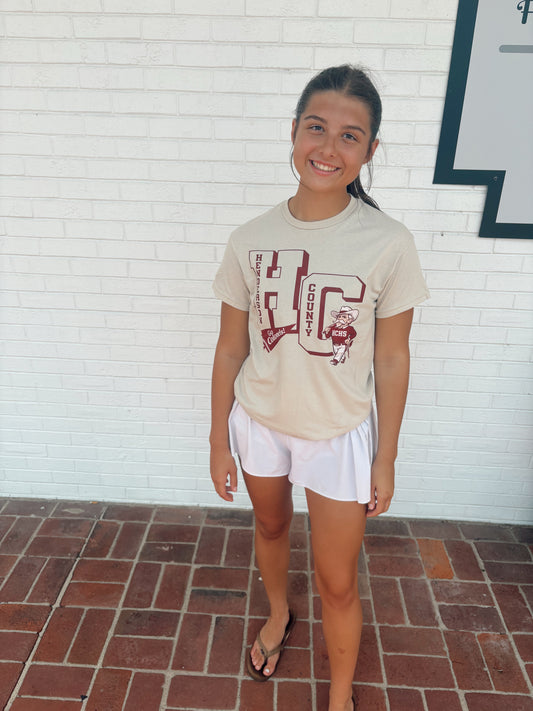 Henderson County HC Vintage Mascot Tee