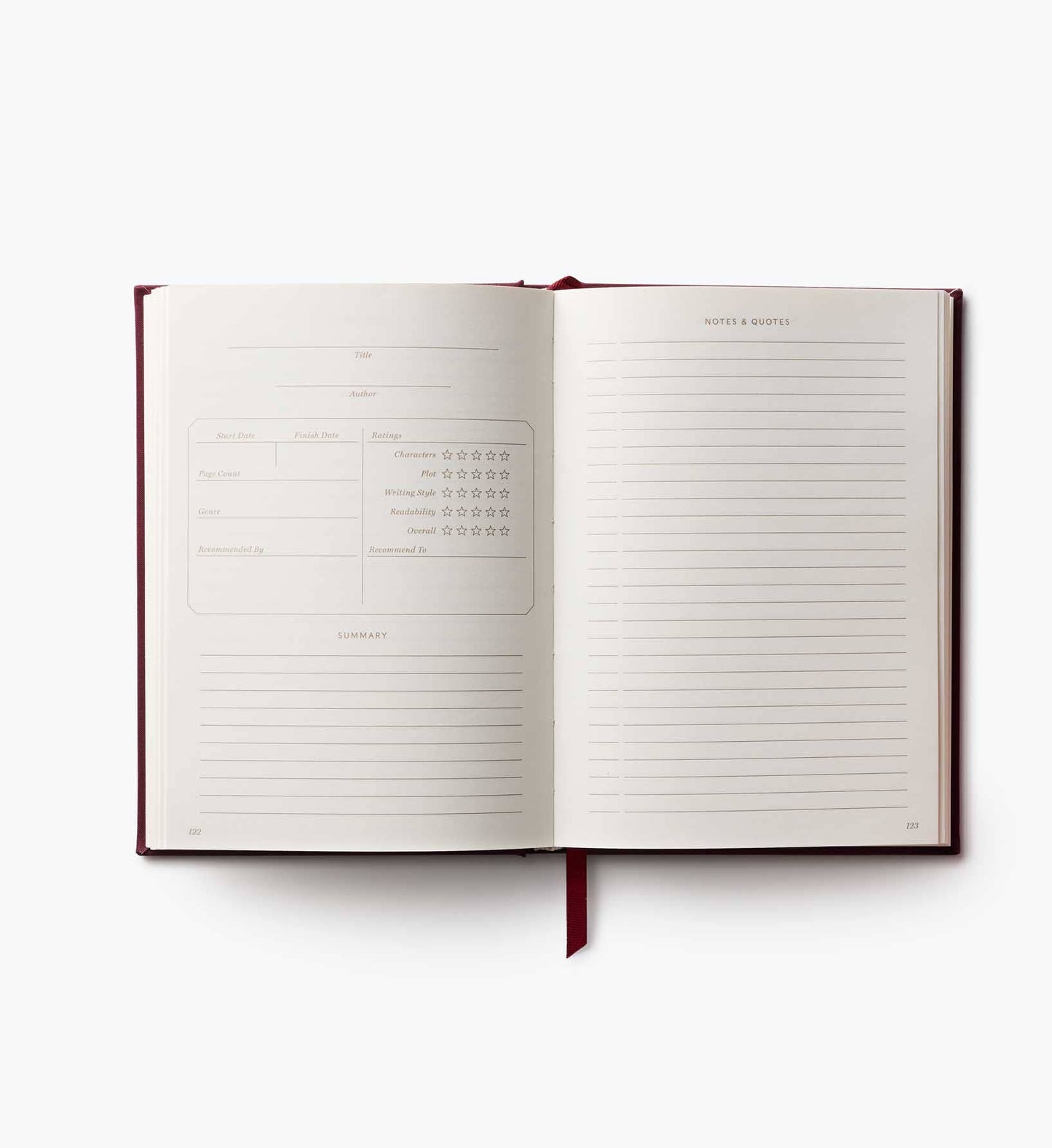 Ladies Night Book Club Embroidered Book Journal