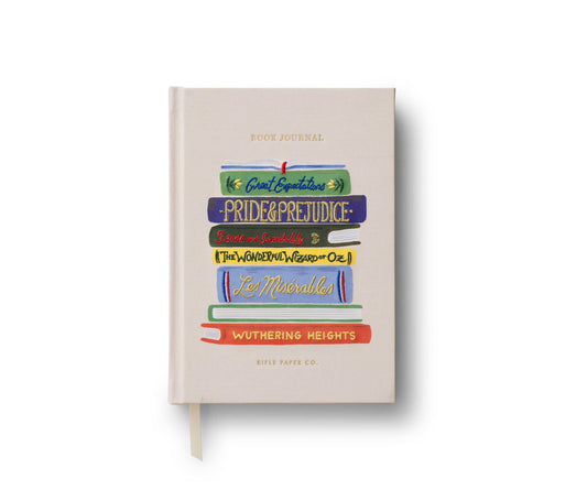 Book Club Embroidered Book Journal